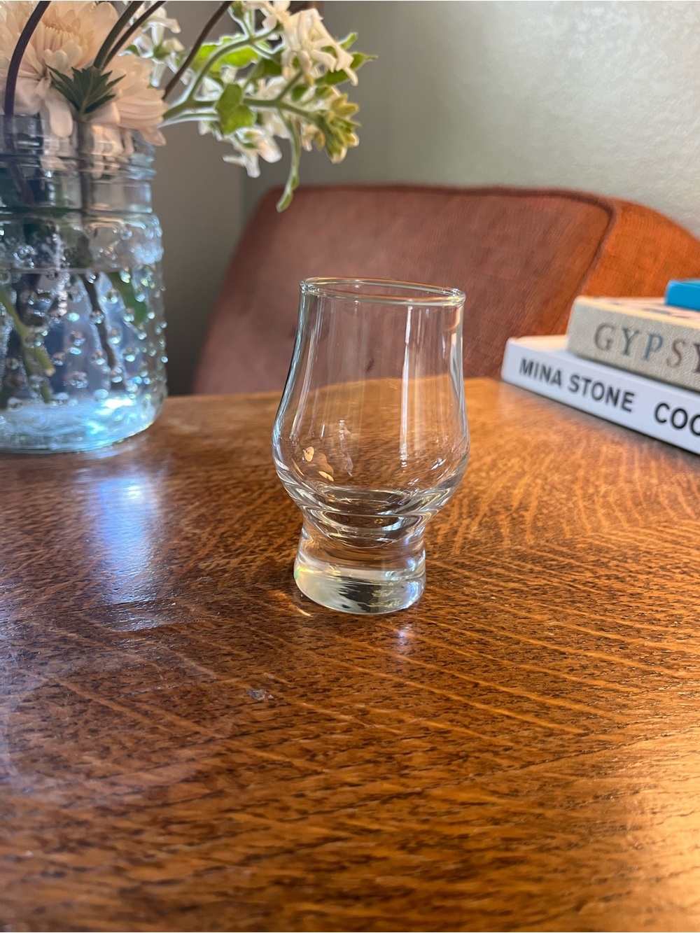 Whisky Tasting Glass.  Stylish and sturdy.  3 1/2” tall 1 1/2” diameter